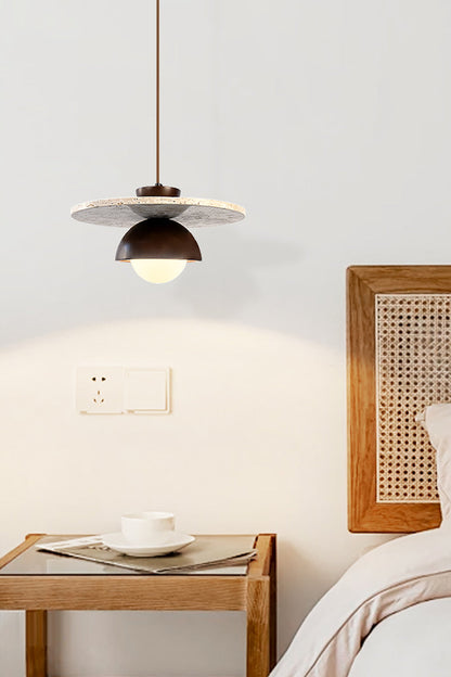 Arlo Travertine Pendant Light - view 5 | everlamps