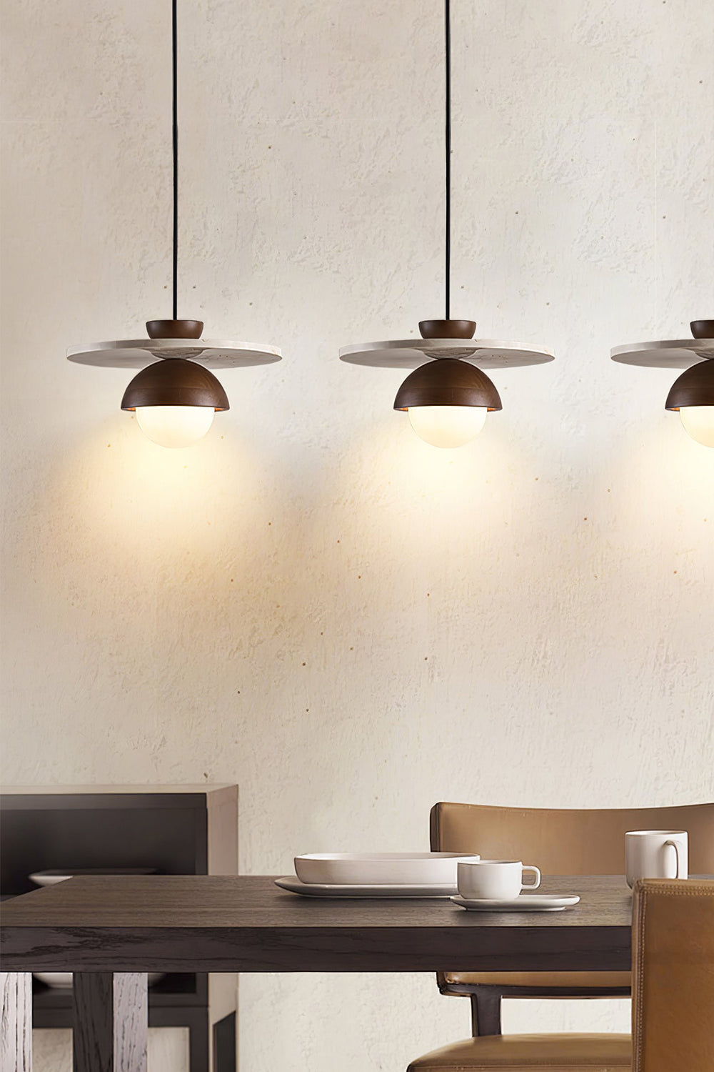 Arlo Travertine Pendant Light - view 10 | everlamps