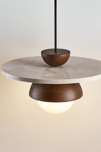 Arlo Travertine Pendant Light - view 12 | everlamps