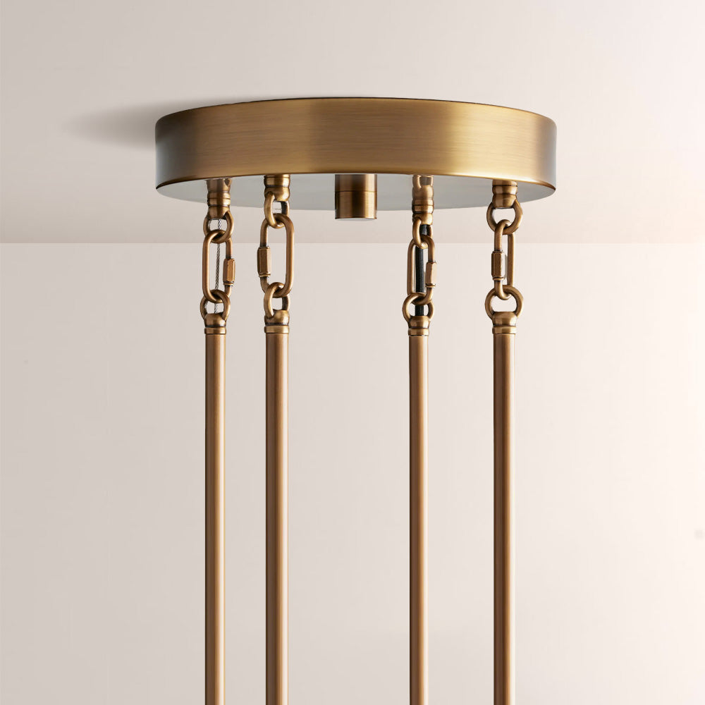 Delsia Glass Round Chandelier 60"
