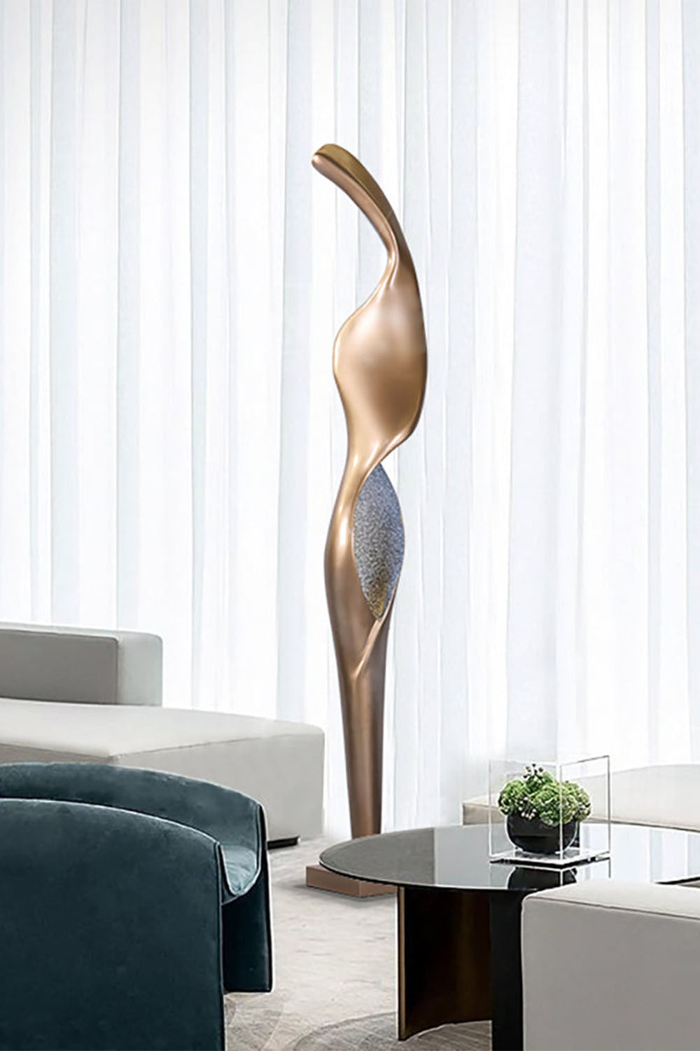 Art Torch Sculpture Floor Lamp - view 5 | everlamps