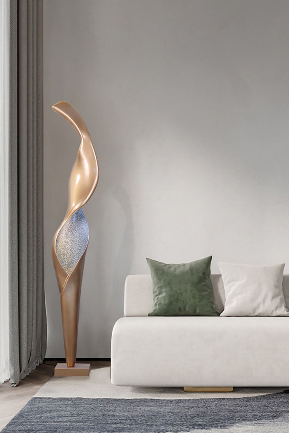 Art Torch Sculpture Floor Lamp - view 7 | everlamps