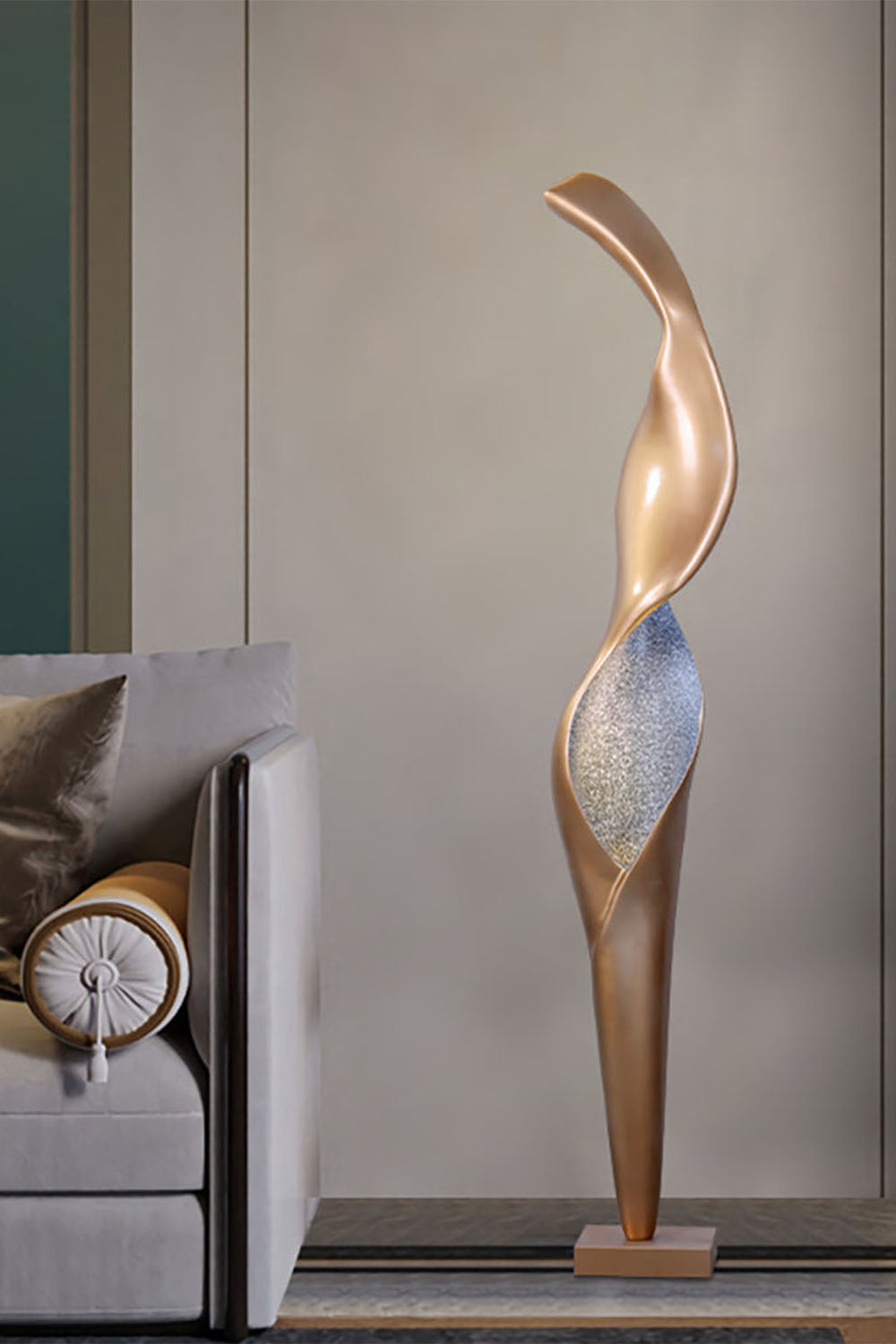 Art Torch Sculpture Floor Lamp - view 9 | everlamps