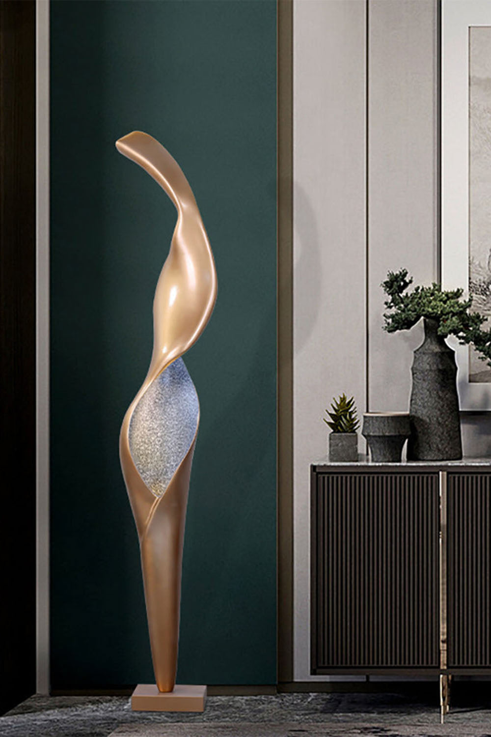 Art Torch Sculpture Floor Lamp - view 2 | everlamps