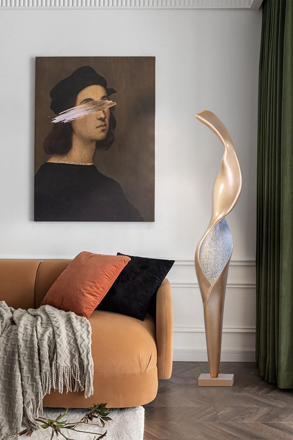 Art Torch Sculpture Floor Lamp - view 4 | everlamps