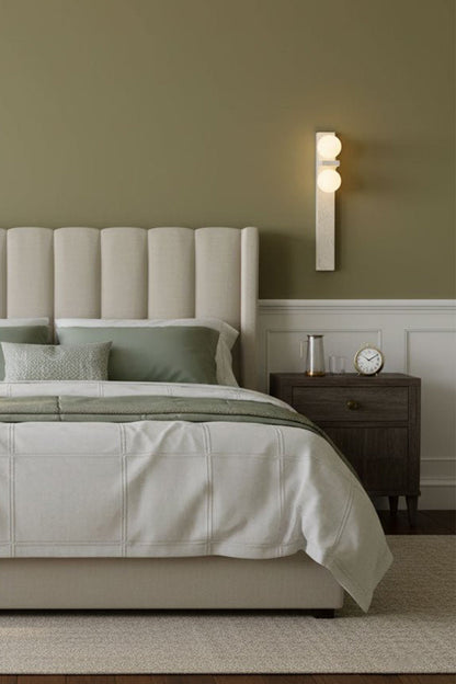 Asymmetrical Travertine Wall Sconce - view 12 | everlamps