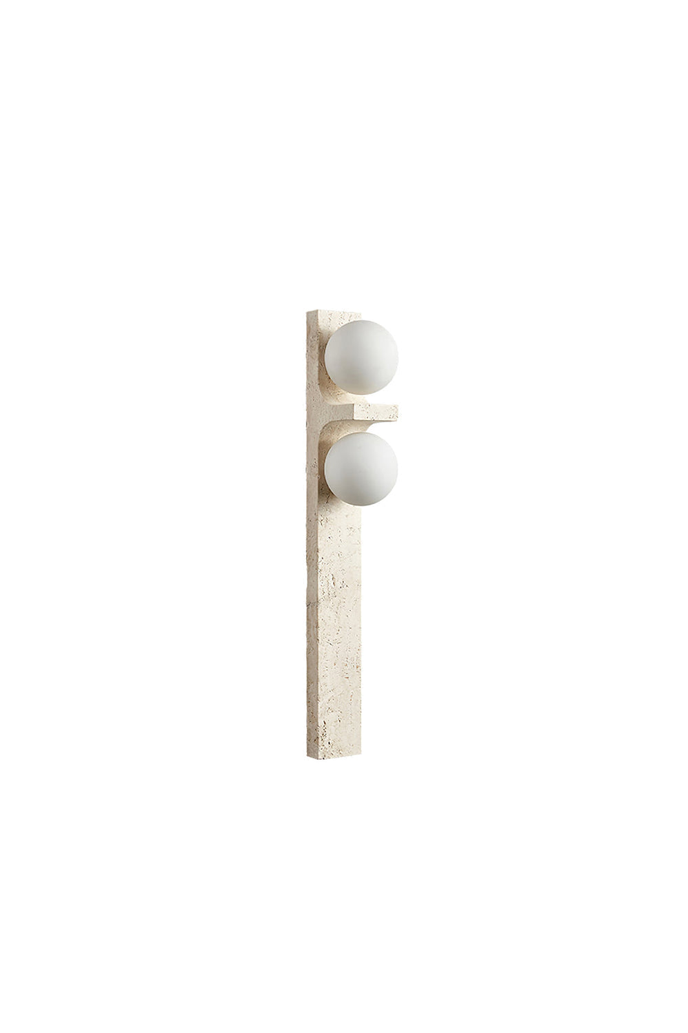 Asymmetrical Travertine Wall Sconce | everlamps