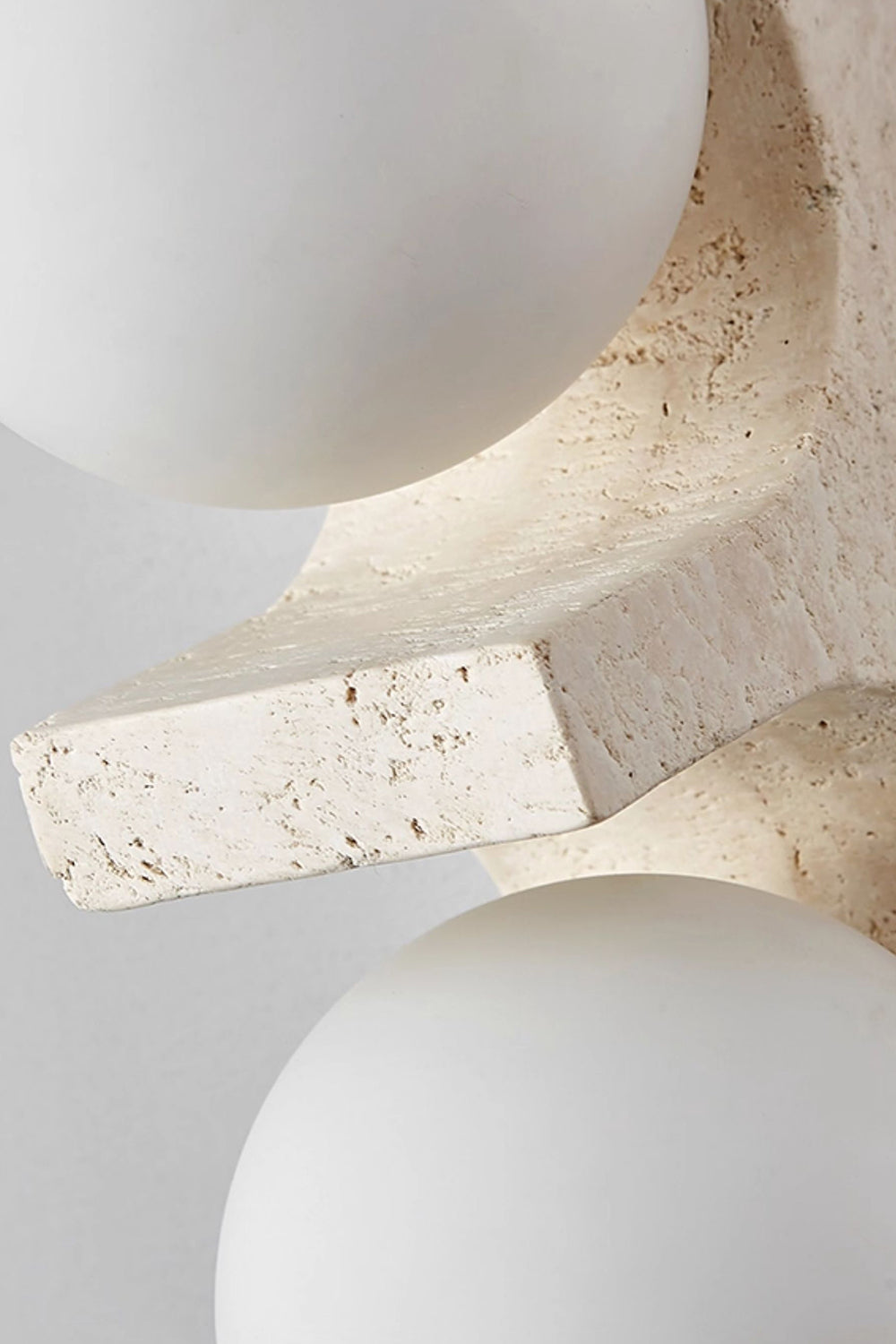 Asymmetrical Travertine Wall Sconce - view 30 | everlamps