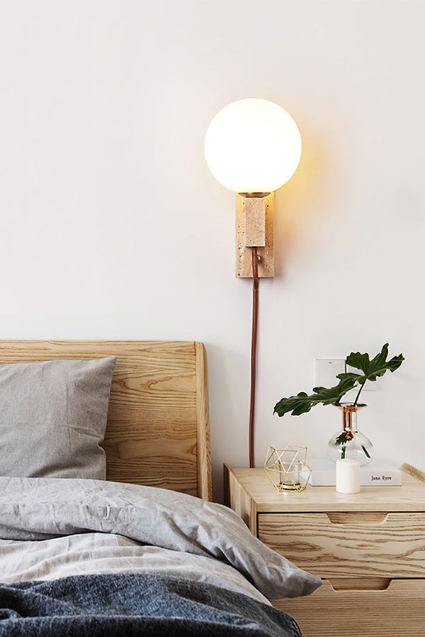 Atlas Globe Wall Sconce - view 4 | everlamps