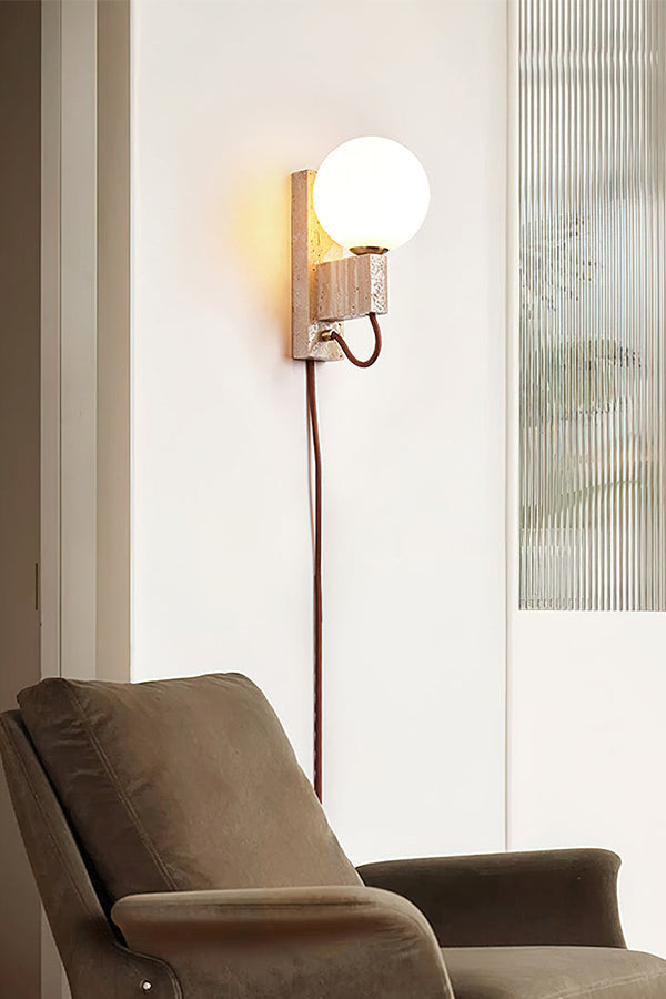 Atlas Globe Wall Sconce - view 6 | everlamps