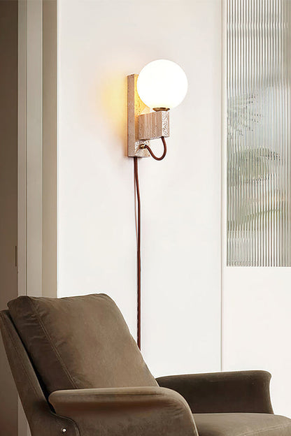 Atlas Globe Wall Sconce - view 6 | everlamps