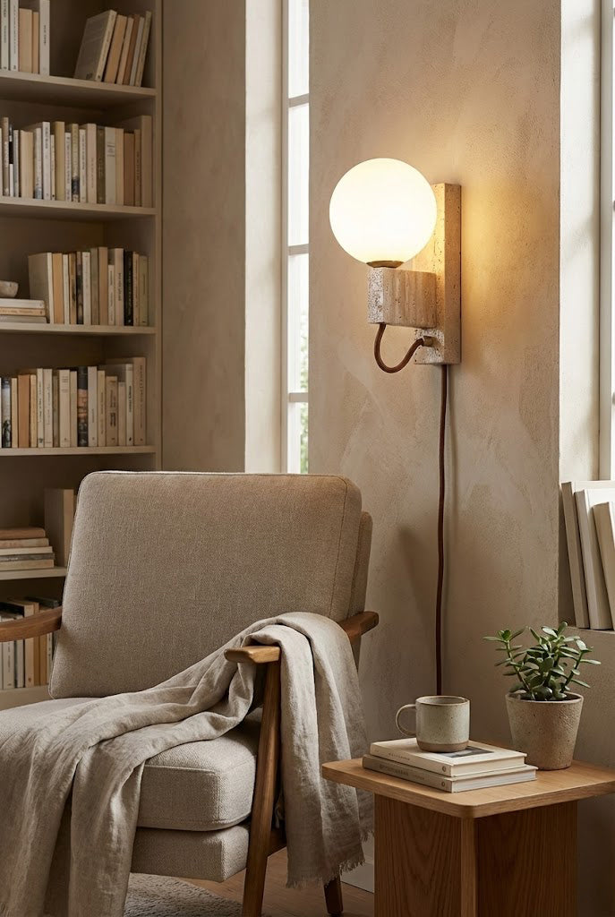 Atlas Globe Wall Sconce - view 3 | everlamps