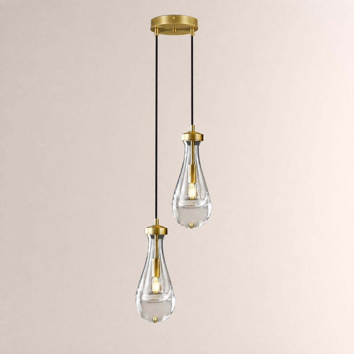 Aurelia Rain Cord Pendant Light 5"D