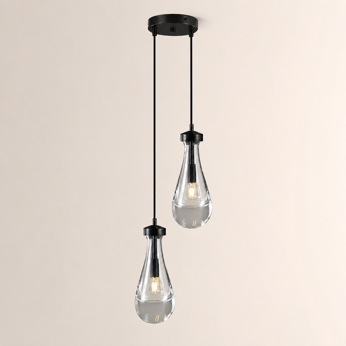 Aurelia Rain Cord Pendant Light 5"D