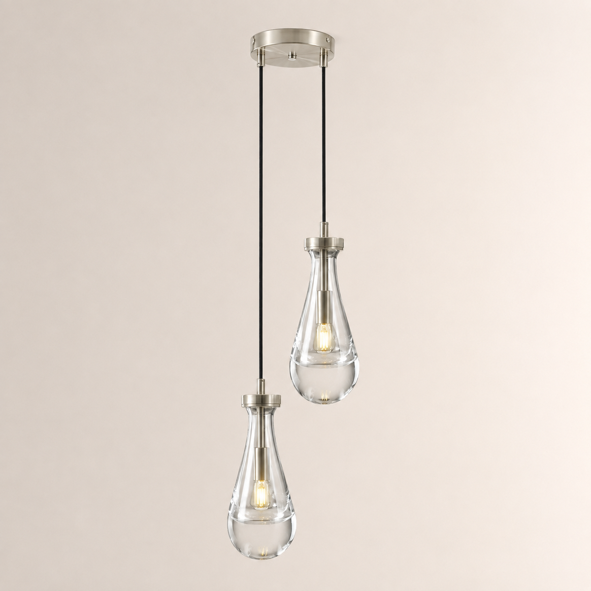 Aurelia Rain Cord Pendant Light 5"D
