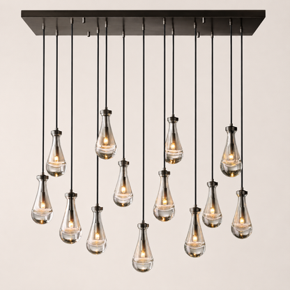 Aurelia Rain Linear Chandelier 54'W