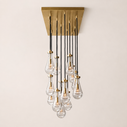 Aurelia Rain Linear Chandelier 72'W