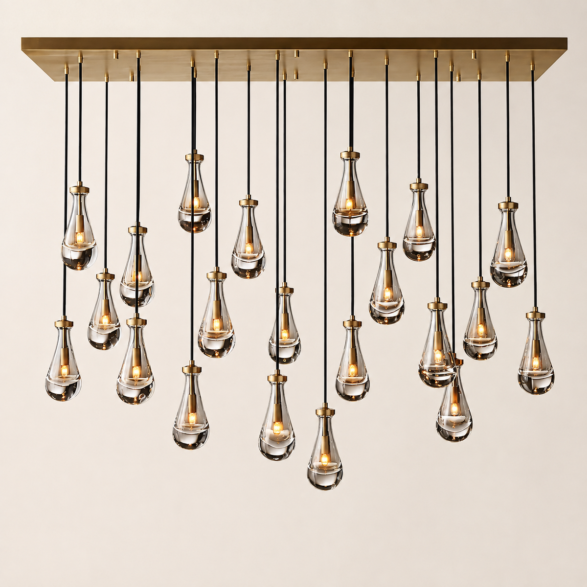 Aurelia Rain Linear Chandelier 72'W