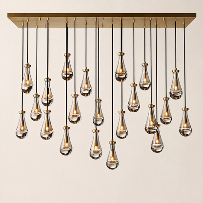 Aurelia Rain Linear Chandelier 72'W