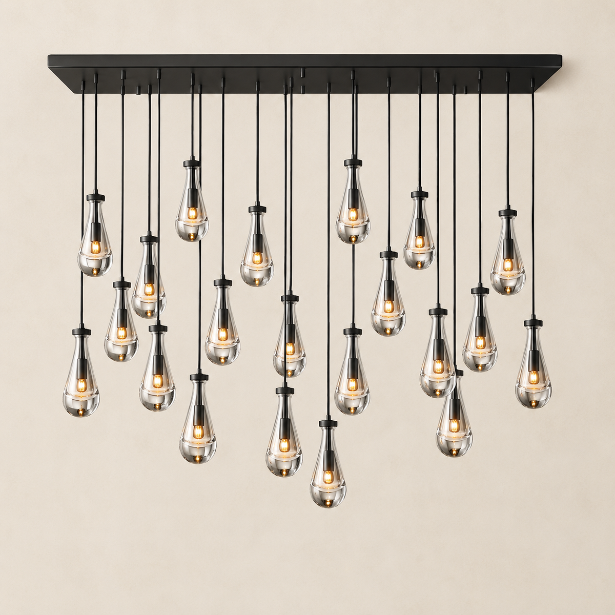 Aurelia Rain Linear Chandelier 72'W