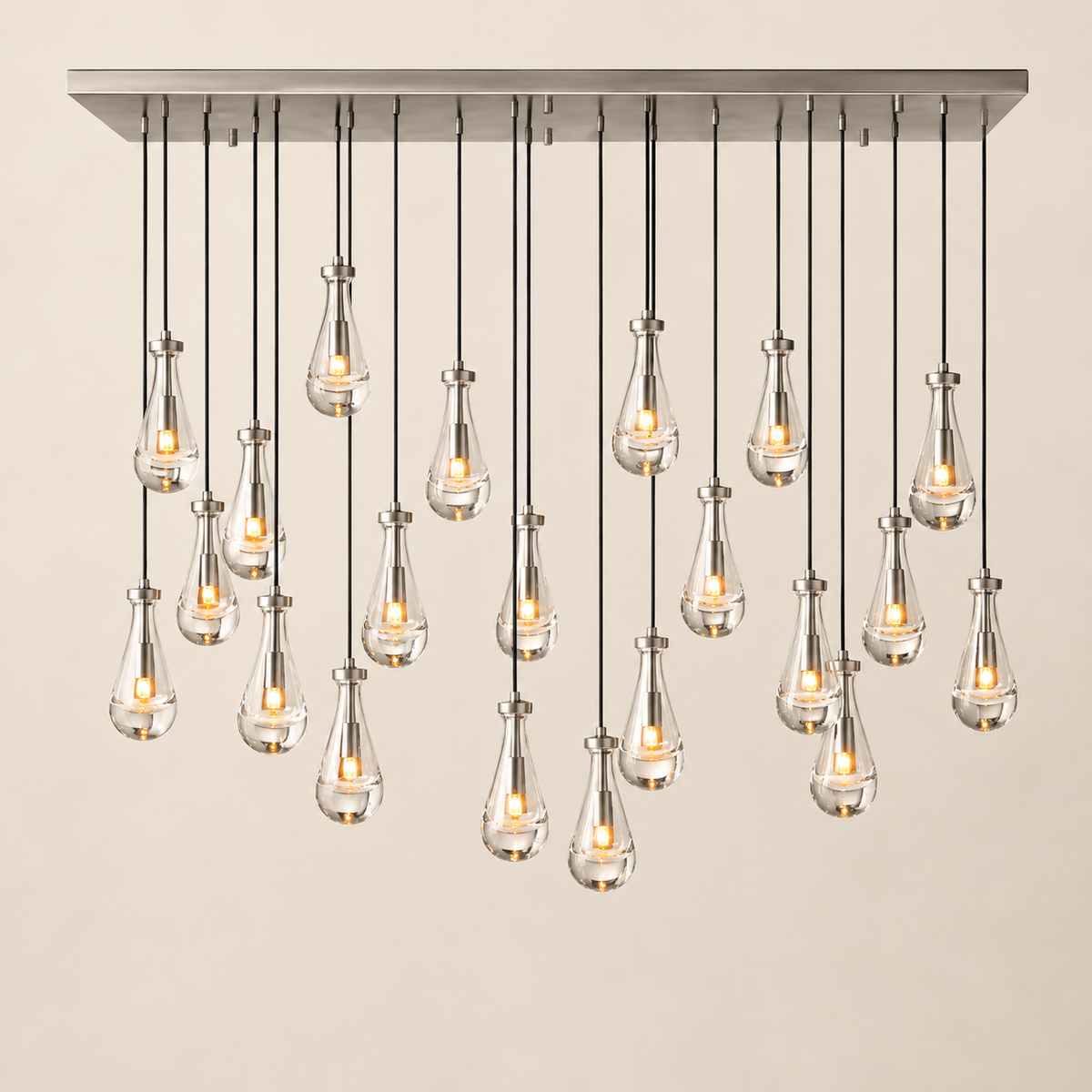 Aurelia Rain Linear Chandelier 72'W