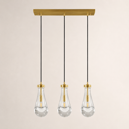Aurelia Rain Linear Cord Chandelier 22'W