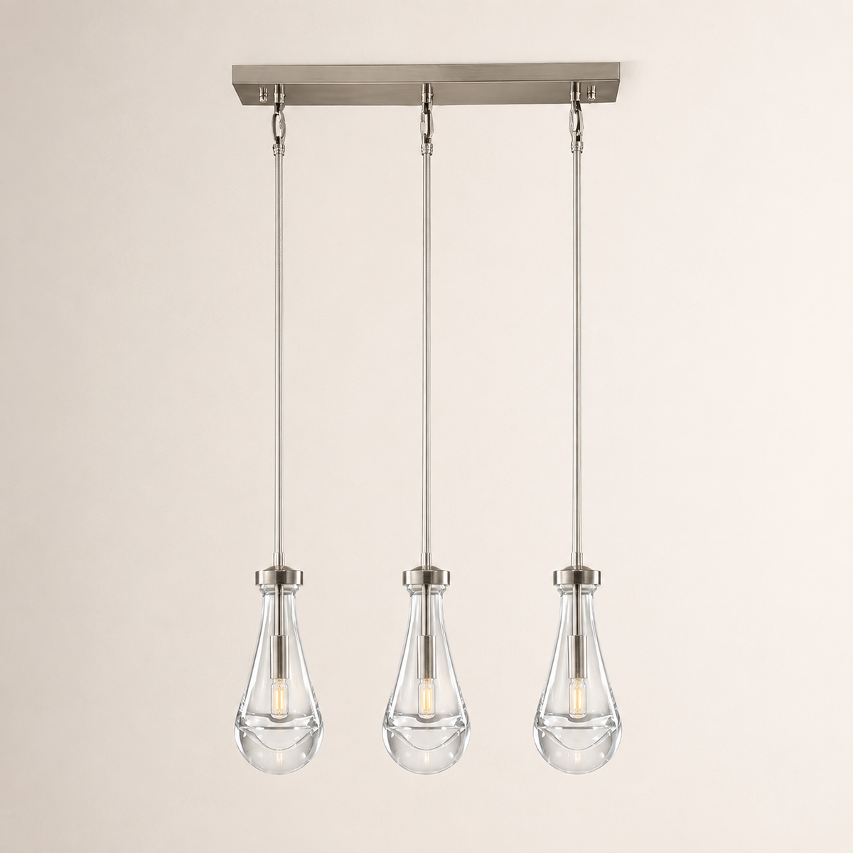 Aurelia Rain Linear Cord Chandelier 22'W