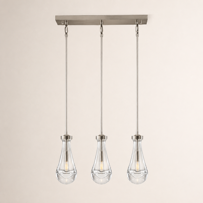 Aurelia Rain Linear Cord Chandelier 22'W