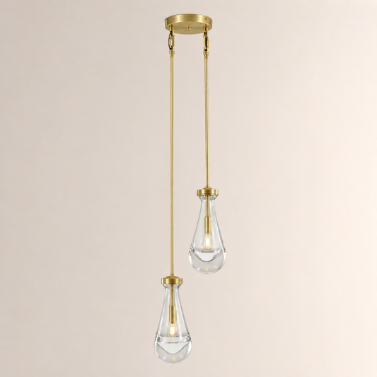 Aurelia Rain Rod Pendant Light 5"D