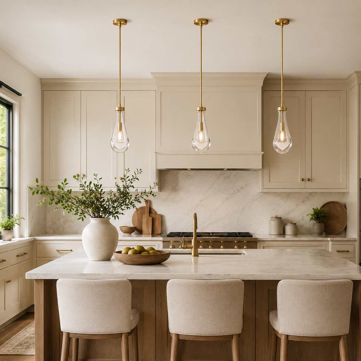 Aurelia Rain Rod Pendant Light