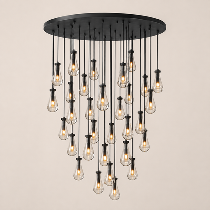 Aurelia Rain Round Chandelier 60“D