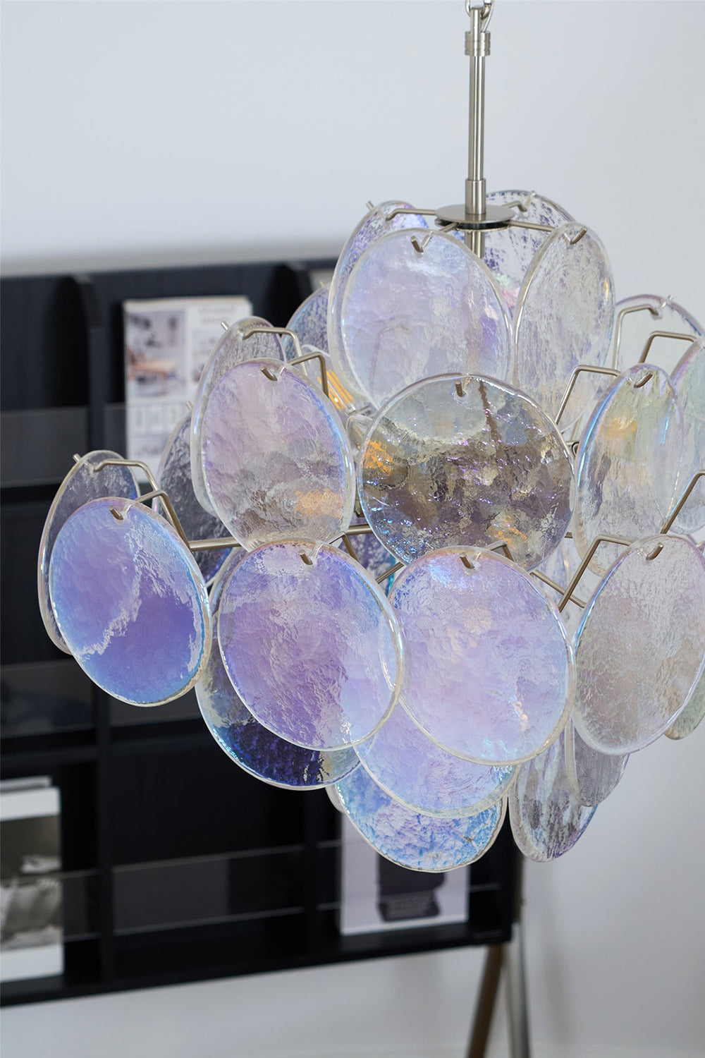 Aurelia Lridescent Art Chandelier - view 9 | everlamps