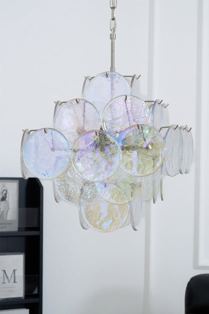 Aurelia Lridescent Art Chandelier - view 15 | everlamps