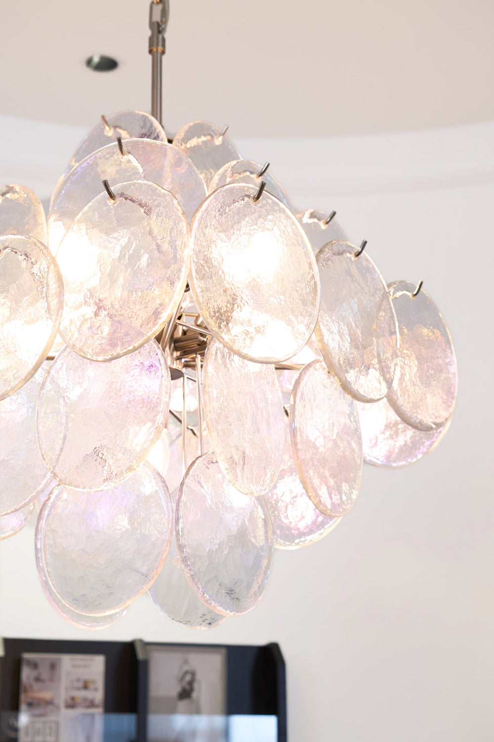 Aurelia Lridescent Art Chandelier - view 16 | everlamps