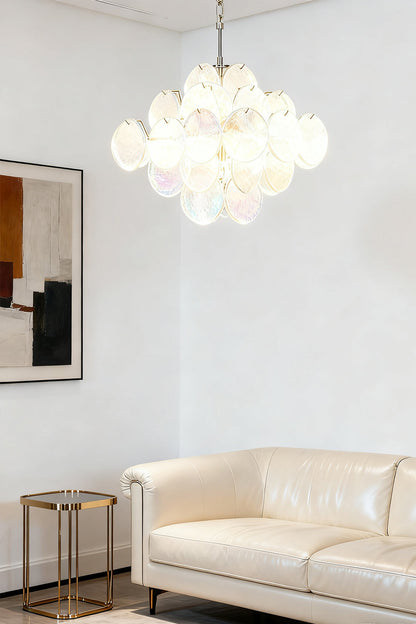Aurelia Lridescent Art Chandelier - view 6 | everlamps