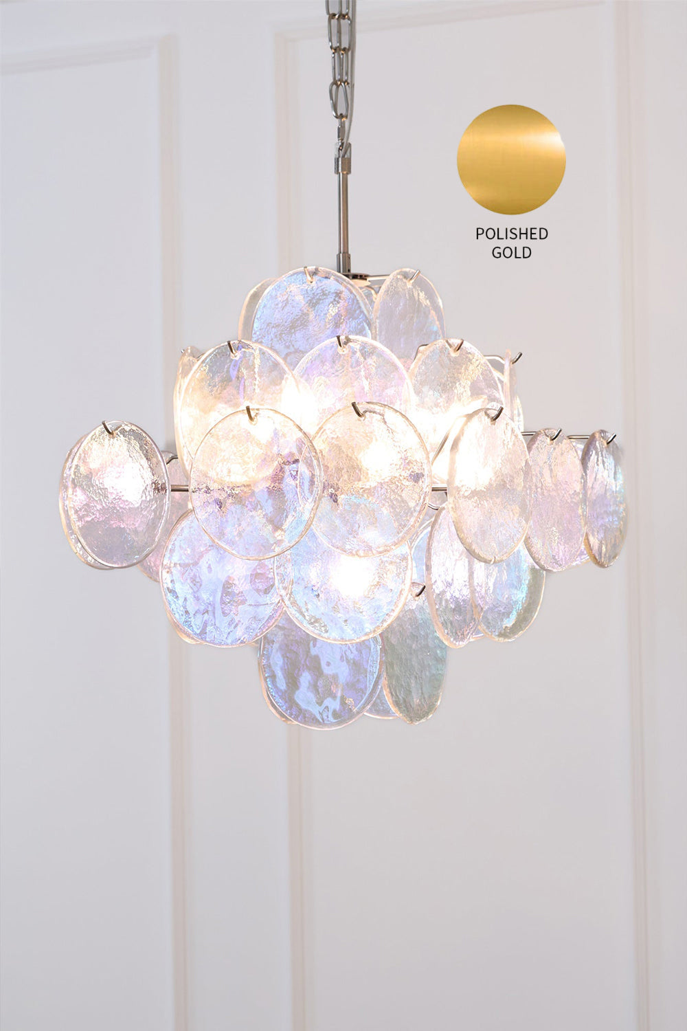Aurelia Lridescent Art Chandelier - view 18 | everlamps
