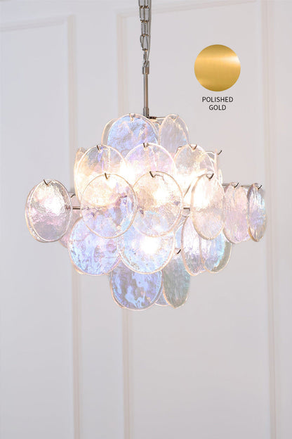 Aurelia Lridescent Art Chandelier - view 18 | everlamps