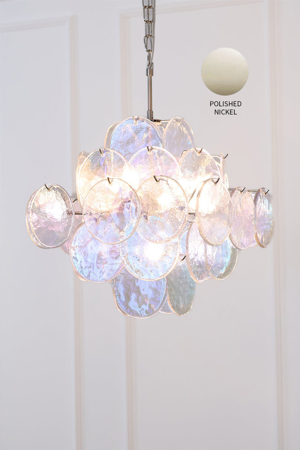 Aurelia Lridescent Art Chandelier - view 17 | everlamps