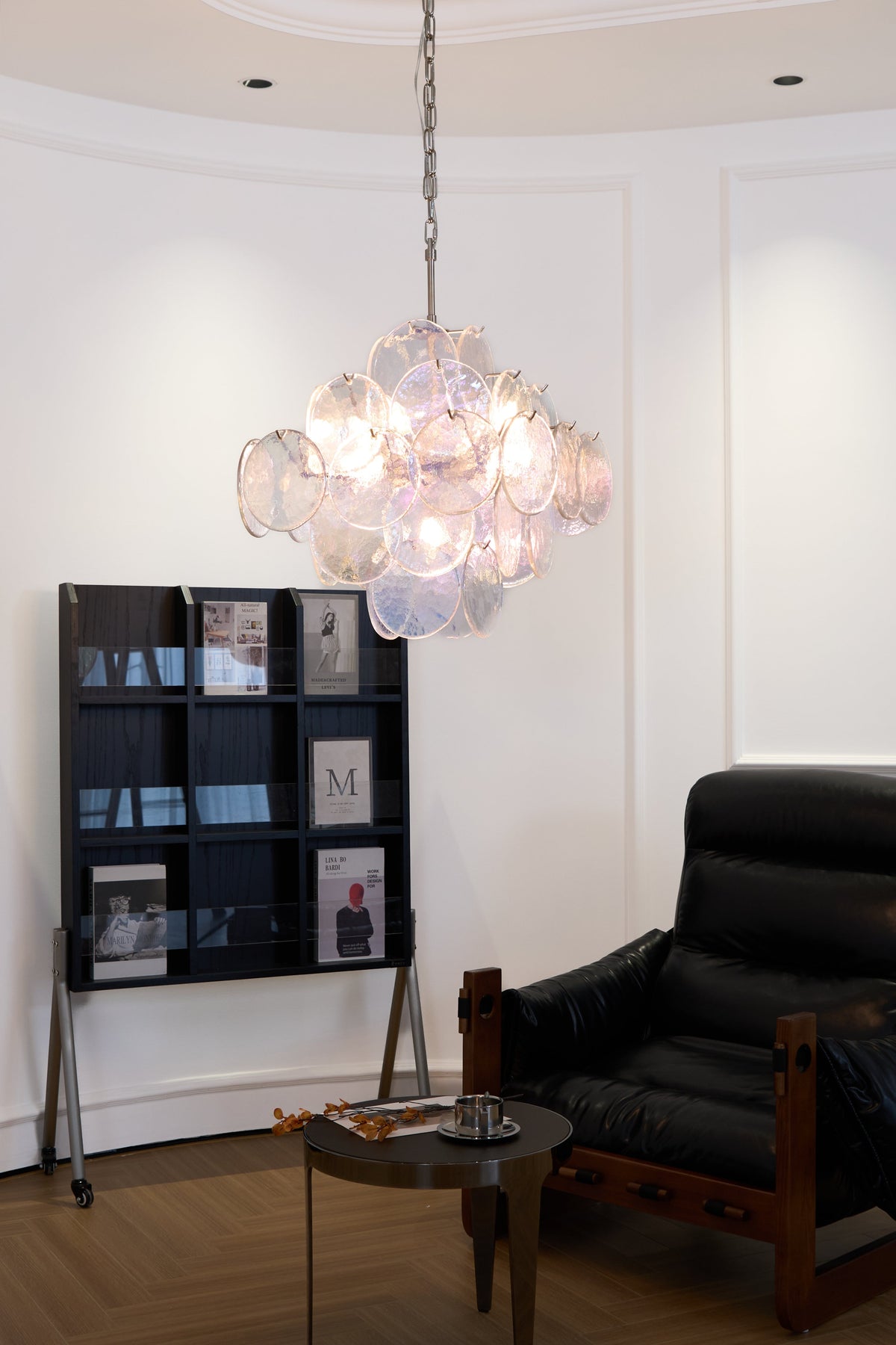 Aurelia Lridescent Art Chandelier - view 5 | everlamps