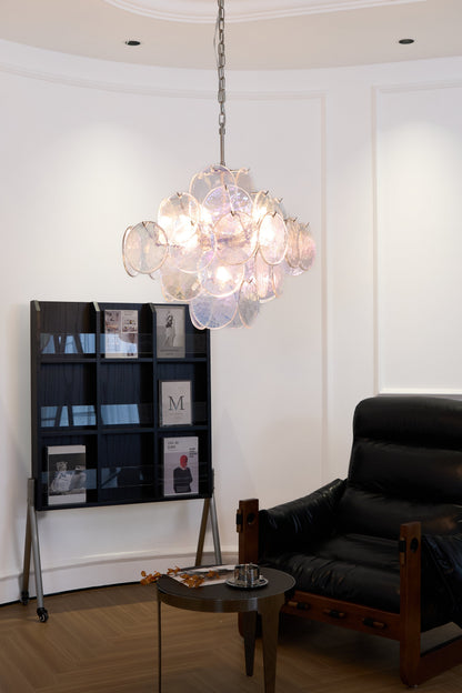 Aurelia Lridescent Art Chandelier - view 5 | everlamps