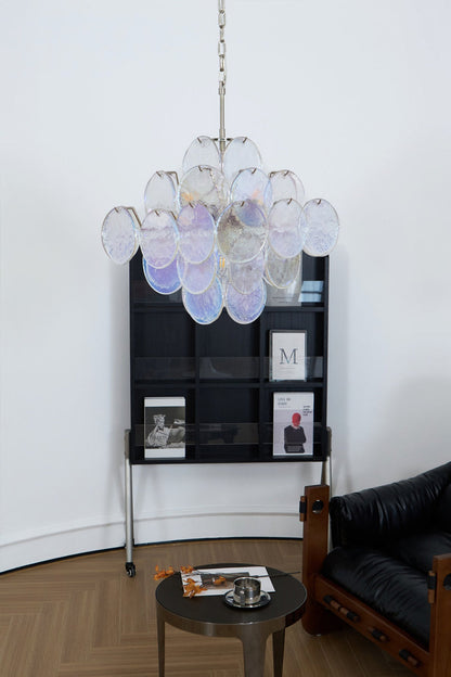 Aurelia Lridescent Art Chandelier - view 4 | everlamps