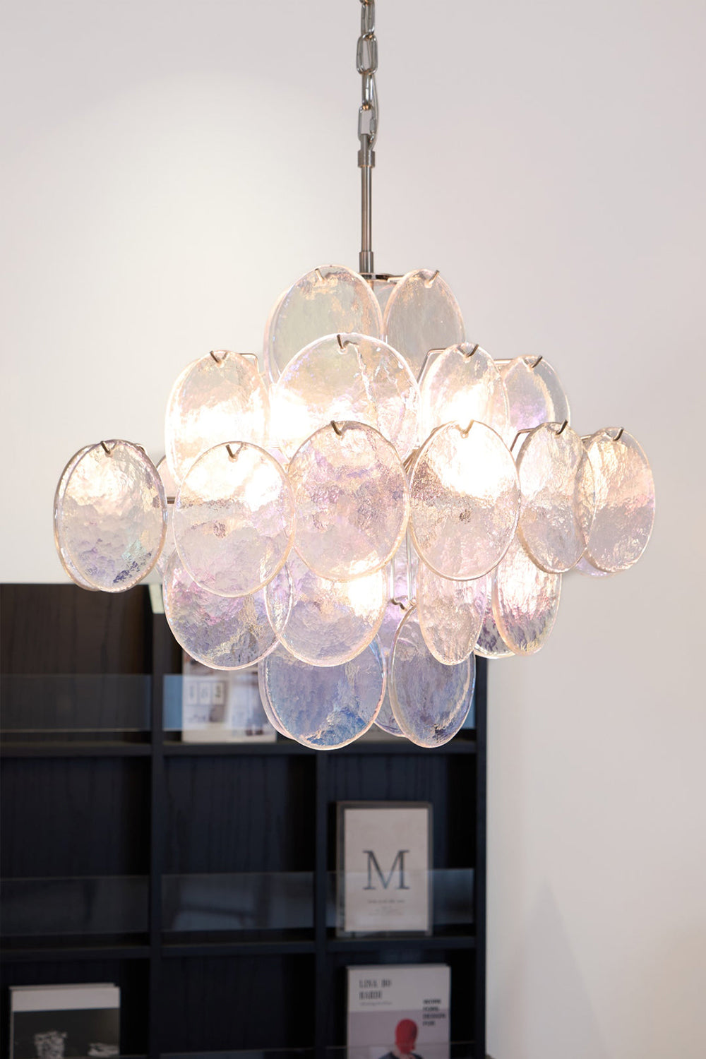 Aurelia Lridescent Art Chandelier - view 8 | everlamps
