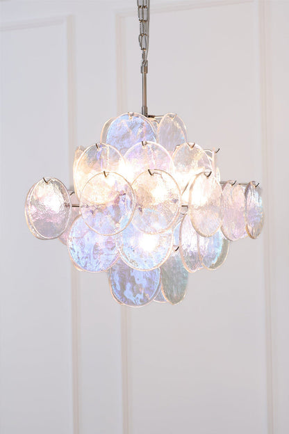 Aurelia Lridescent Art Chandelier - view 11 | everlamps