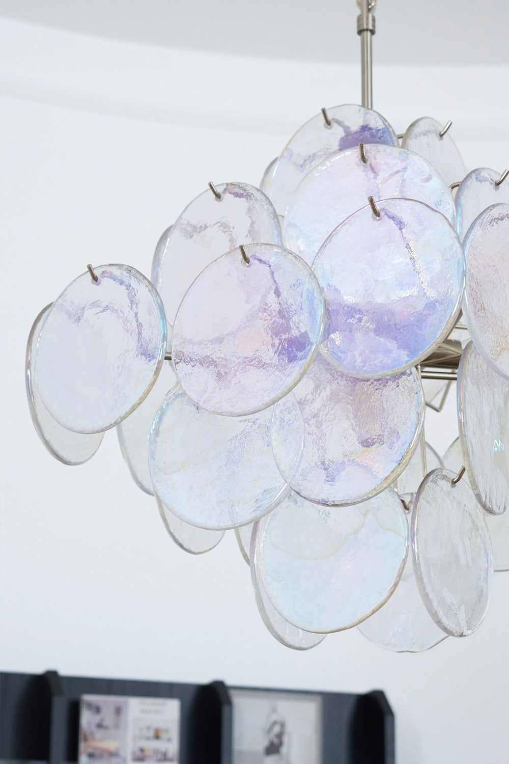Aurelia Lridescent Art Chandelier - view 13 | everlamps