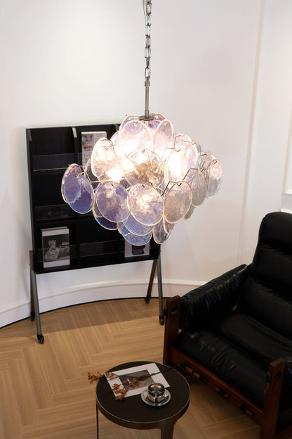 Aurelia Lridescent Art Chandelier - view 3 | everlamps