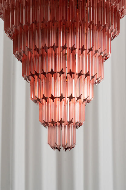 Aurora Cascade Glass Chandelier | detail | Samu  Lamp