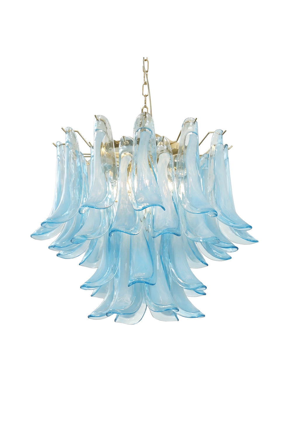 Azurea Petal Glass Chandelier Samu  Lamp
