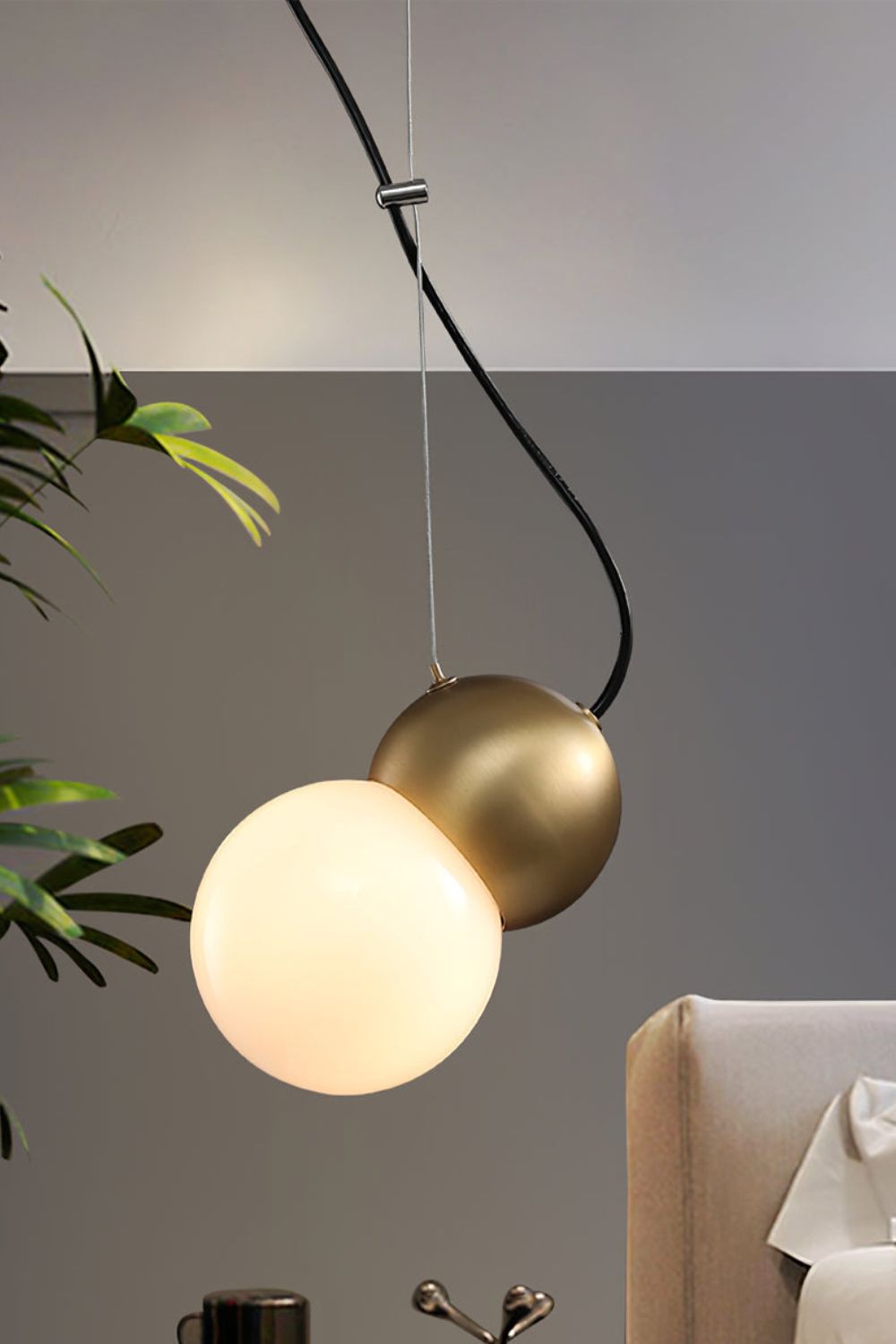 Ball Brass Pendant Lamp - everlamps