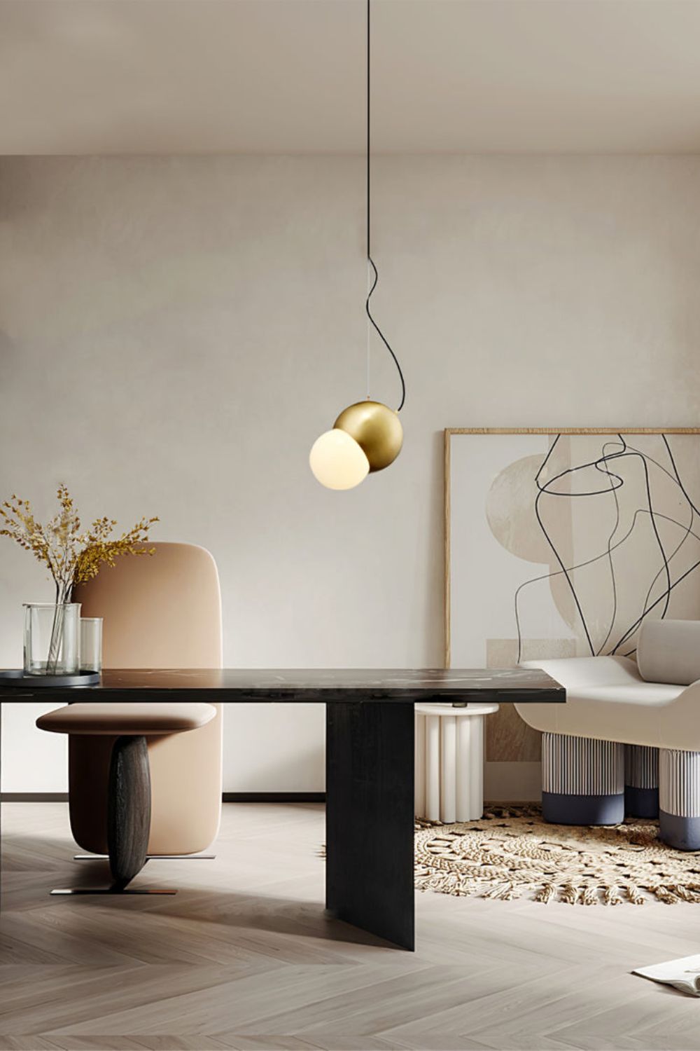 Ball Brass Pendant Lamp - everlamps