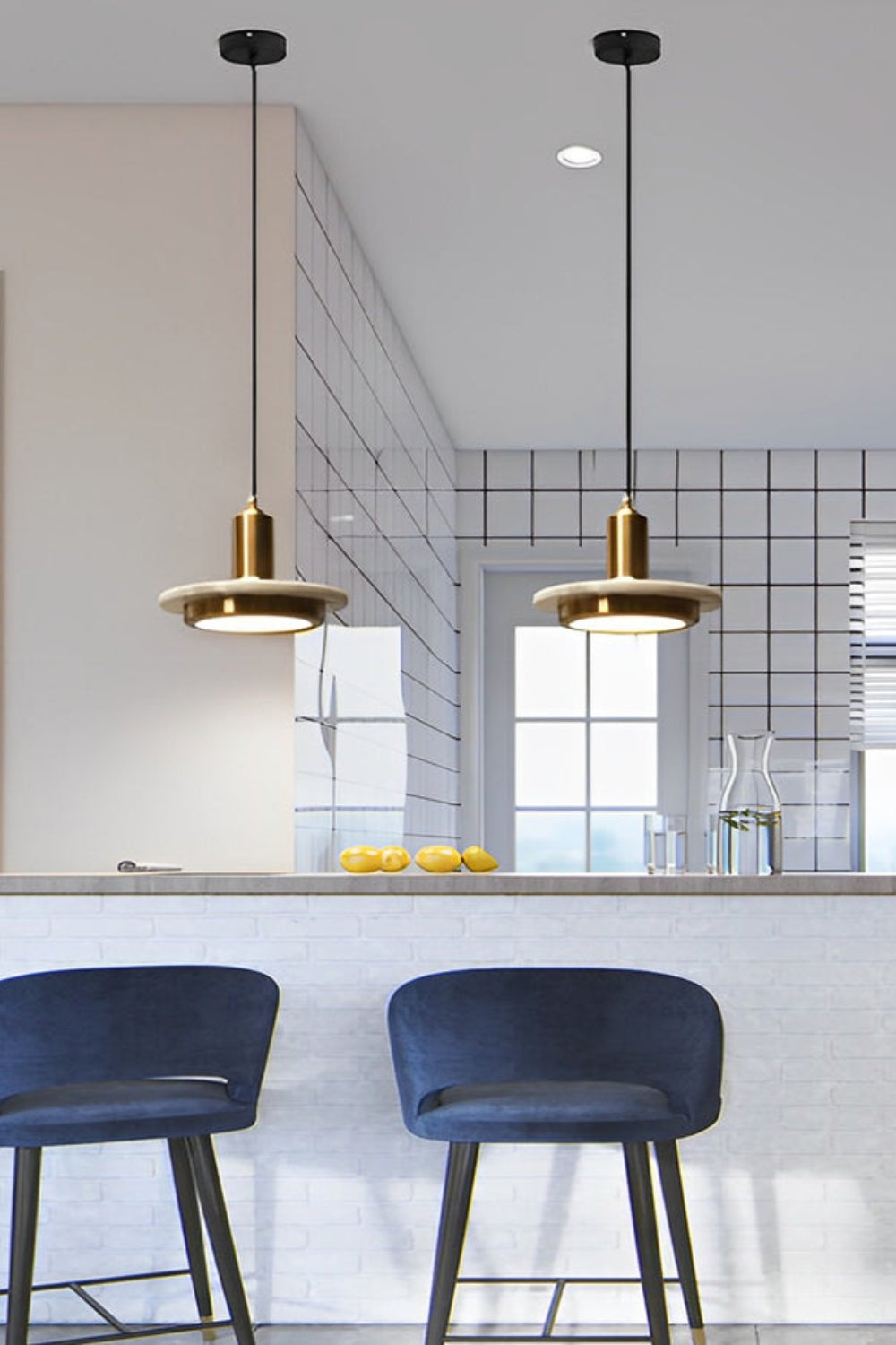 Bersi Marble Pendants Lamp - everlamps